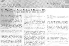 "La cultura sigue siendo un bien escaso" (entrevista)