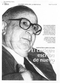 El cacique escribe den nuevo (entrevista)