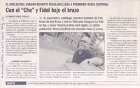Intelectual cubano Roberto Regalado llega a promover nueva editorial con el "Che" y Fidel bajo el brazo