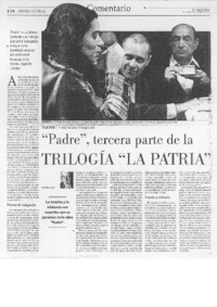 "Padre", terceta parte de la trilogía "La patria"