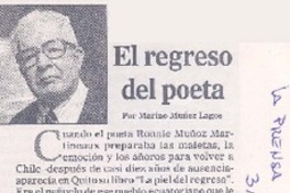 El regreso del poeta