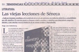 Las viejas lecciones de Séneca