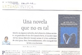 Una novela que no es tal