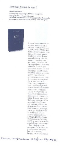 Extraña forma de morir