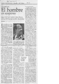 El hombre en suspenso