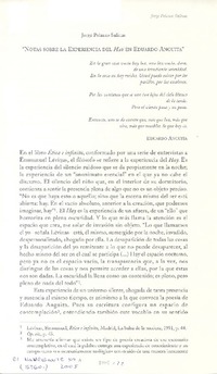 Notas sobre la experiencia del Hay en Eduardo Anguita
