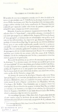 Recuerdos de Eduardo Anguita