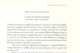 Leopoldo María Panero : "Escribo para salvarme"