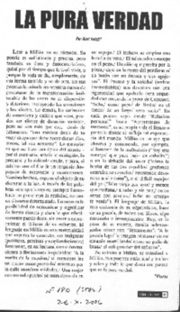 La pura verdad