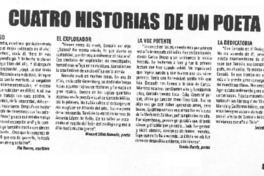 Cuatro historias de un poeta