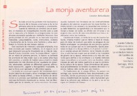 La monja aventurera