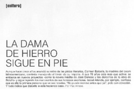 La dama de hierro sigue en pie