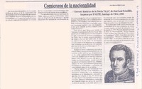 Comienos de la nacionalidad