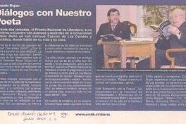 Gonzalo Rojas : diálogos con nuestro poeta