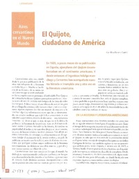 Aires cervantinos en el Nuevo Mundo : El Quijote, ciudadano de América
