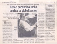 Juan Ignacio Correa hace su debut editorial con la novela "Al otro lado" : héroe paranoico lucha contra la globalización