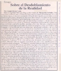 Ensayo sobre el desdoblamiento de la realidad