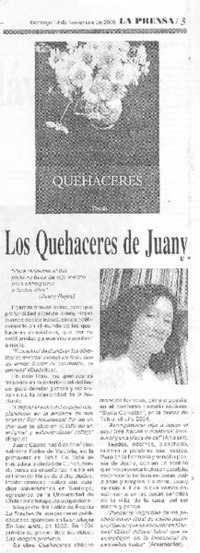 Los Quehaceres de Juany