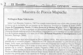 Muestra de poesía mapuche