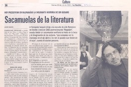 Hoy presentan en Valparaíso la delirante historia de un gusano : sacamuelas de la literatura