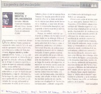 La piedra del escándalo