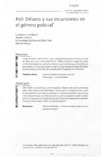 Poli délano y sus incursiones en el género policial