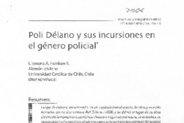 Poli délano y sus incursiones en el género policial