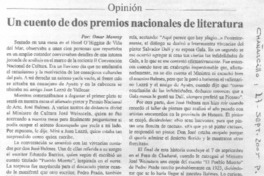 Un cuento de dos premios nacionales de literatura