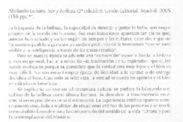 Ser y belleza