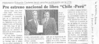 Pre estreno nacional de libro "Chile-Perú"