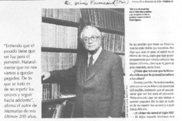 "Hay mucha gente que no sabe ni le interesa mayormente la historia" (entrevista)