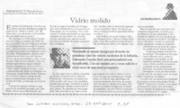 Vidrio molido