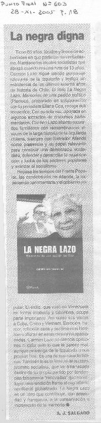 La negra digna