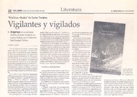 "Prácticas rituales" de Carlos Tromben : Vigilantes y vigilados