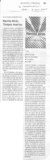 Marcha atrás: tiempos muertos