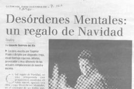 Desórdenes mentales: un regalo de Navidad