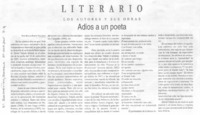 Adios a un poeta