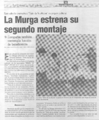 La Murga estrena su segundo montaje