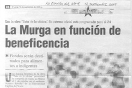 La Murga en función de beneficiencia