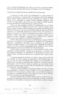 Los Vascos de Francia en Chile