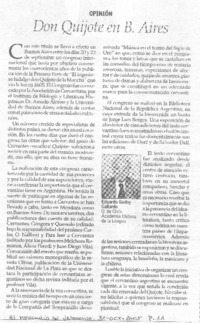 Don Quijote en B. Aires