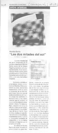 Las dos mitades del sol