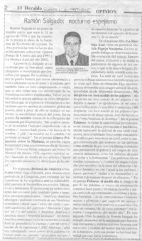 Ramón Salgado: nocturno espejismo