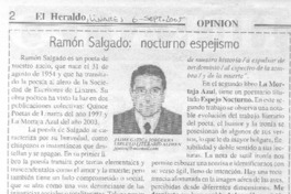 Ramón Salgado: nocturno espejismo