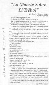"La muerte sobre el trébol"