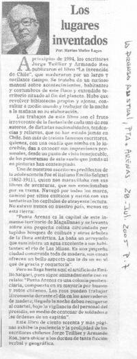 Los lugares inventados