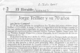 Jorge Teillier y sus 70 años