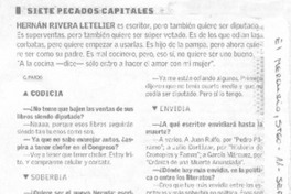 Siete pecados capitales (entrevista)
