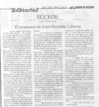 El Poemario de Irma Hermida Labarca