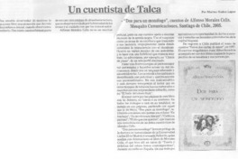 Un cuentista de Talca